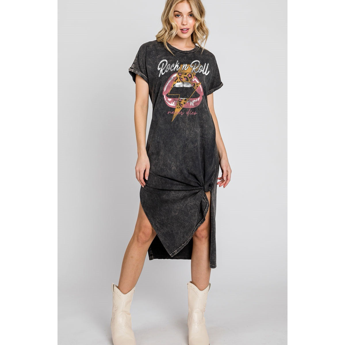 Rock & Roll Graphic Dress